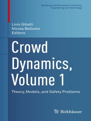 cover image of Crowd Dynamics, Volume 1